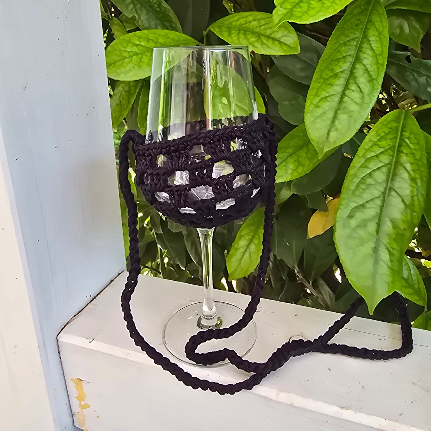 Gehäkelte WineBuddyBag